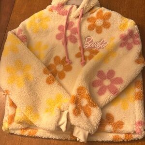 never worn barbie cropped sweatshirt
